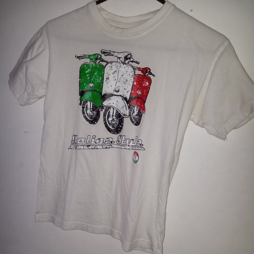Italian Style White T Shirt